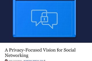 How Facebook’s “privacy-focused vision” will further violate your privacy