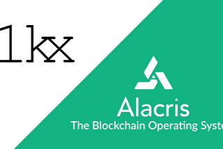 Alacris & 1kx Join Efforts for Blockchain Solutions