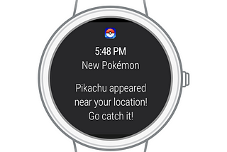 My Pokémon GO Android Wear Prototype