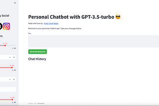 Build Your Personal ChatGPT Bot with Streamlit and OpenAI APIs