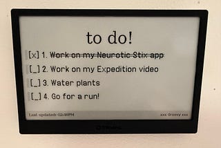 Building a TO DO List with the Drafts App and a TRMNL Device