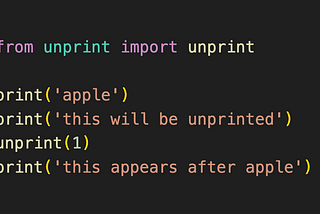 I Created A Python Package To Unprint Stuff