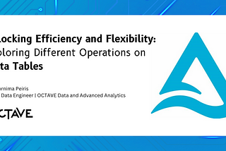 Unlocking Efficiency and Flexibility: Exploring Different Operations on Delta Tables