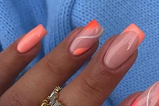 Soft Angel Nails — Simple Nail Designs For Round Nails