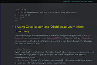Using Zettelkasten and Obsidian to Learn More Effectively