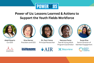 Career Pathways, Caring Workplaces, and Cold, Hard Cash: Lessons from the Power of Us Youth…