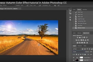 Photoshop Tutorial #10 – Autumn Color Effect