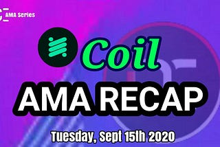 Coil + IDCrypto — AMA Recap