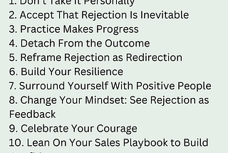 10 tips for overcoming your fears of rejection when prospecting