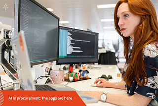 AI in procurement: The apps are here