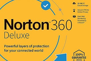 Norton 360 Deluxe, 2024 Ready, Antivirus software for 3 Devices with Auto Renewal — Includes VPN…