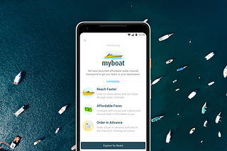 myboat — a faster water channel transport from mytaxi