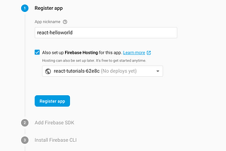 Hosting your React Web App to Firebase