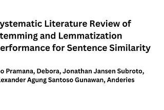 Intro to Stemming vs Lemmatization