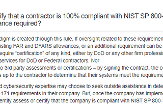 DFARS (Defense Federal Acquisition Regulation Supplement) IT compliance — in a hurry and on a…