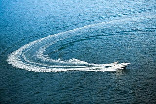 speed boat in sea