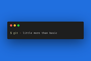 Git basics, learning Git