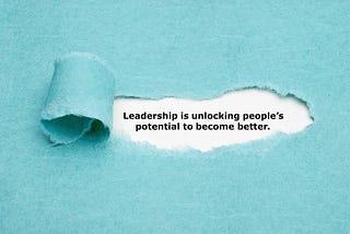 Leaders Produce Leaders