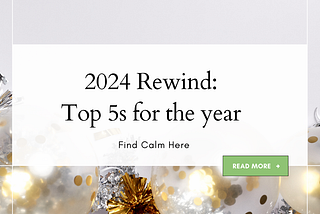 2024 Rewind: Top 5s for the year