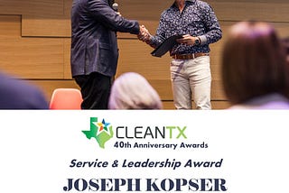 2025 CleanTX Service & Leadership Award