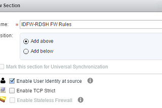 Configuring Identity Firewall for RDSH in NSX 6.4