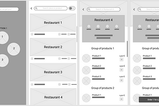 WIREFRAMING — GLOVO