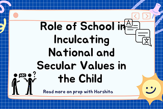 Should the education system work to instill national values into students?