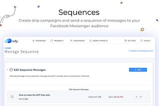 Newly Released: Facebook Messenger Sequences and Corner Widget for your website!