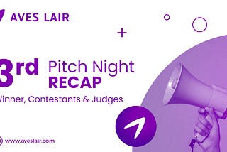 A Recap of the Third Pitch Night Organized by AvesLair