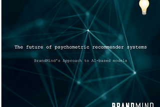 The future of psychometric recommender systems