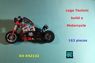 LEGO TECHNIC / MOTORCYCLE / #42132 / 163 PIECES / (2022)
