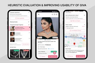 Heuristic evaluation & improving usability of giva’s product description