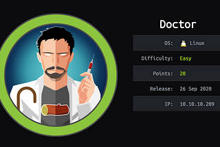 HackTheBox Writeup — Doctor