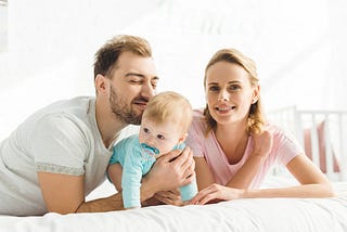 Couple with surrogacy baby