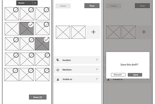 Wireframing of User Flow in WeChat