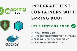 Test containers in action with Spring Boot