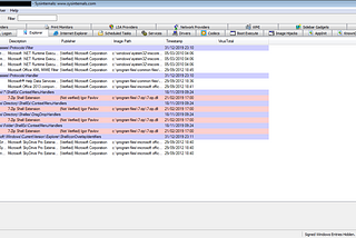 Hunting Malware with Windows Sysinternals — Autoruns