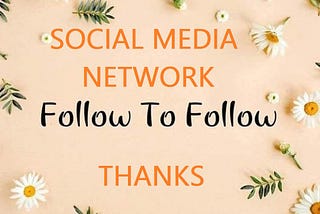 If you follow me, you will get follow more social media network like….