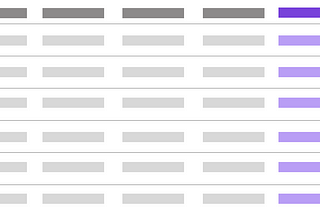 Prototyping data with coloured blocks