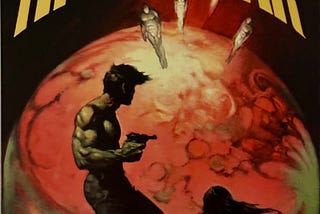 Science Fiction Covers: A Guy Looks at a Thing