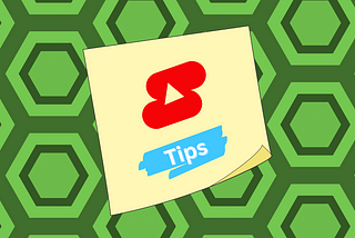 A sticker shows YouTube tips. — The YT Shorts icon is representative of mobile apps