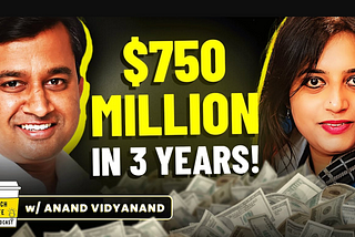 Building a $750 Million Startup in Just 3 Years: Insights from Anand Vidyanand on Pitch Cafe…
