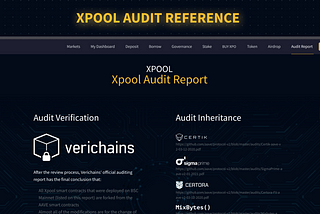 XPOOL AUDIT REFERENCE