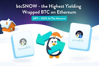 ☃️ btcSNOW is live ☃️