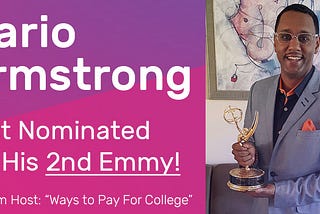 Announcing My Second Emmy Nomination!