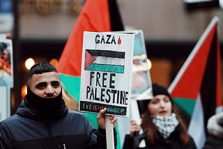 Pro-Palestinian protesters (image from Pexels)