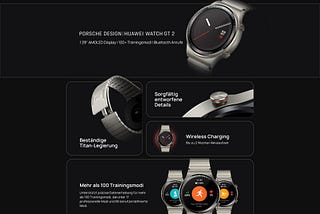 PORSCHE DESIGN HUAWEI WATCH GT 2 im offiziellen HUAWEI Shop kaufen