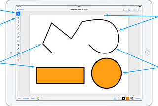 Selection Tools in Inkpad