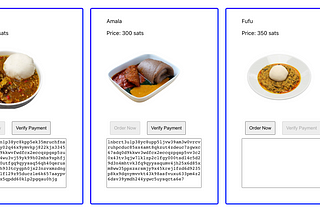 I developed a meal ordering system powered by lightning.