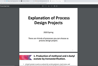 My Process Design Project, “ Separation of Methanol and Methylal using ASPEN Plus Simulation”…